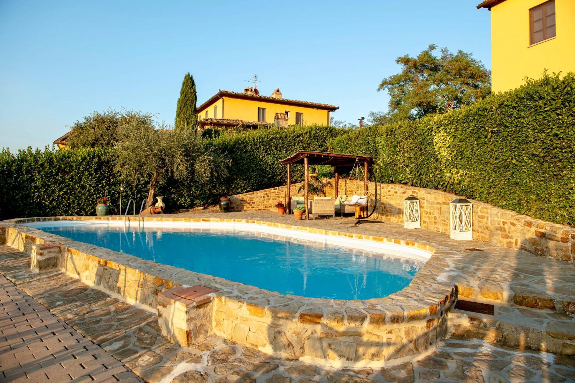 Podere Vergianoni Con Piscina E Vista Mozzafiato Tavarnelle Val di Pesa Εξωτερικό φωτογραφία
