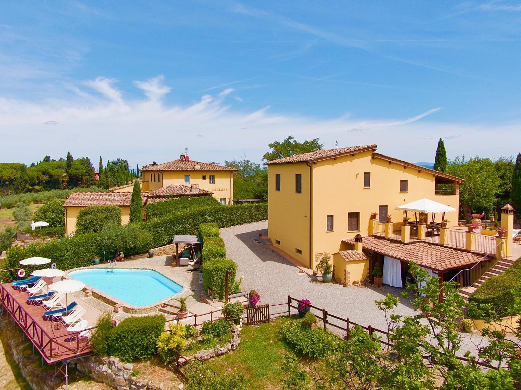 Podere Vergianoni Con Piscina E Vista Mozzafiato Tavarnelle Val di Pesa Εξωτερικό φωτογραφία
